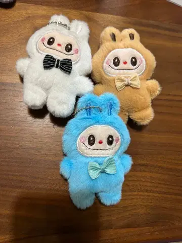 [인기] 라브브 봉제 인형 스트랩 키링 3개 세트