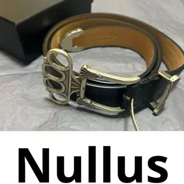 NULLUS SILVER FILLED KUNCKLES BELT