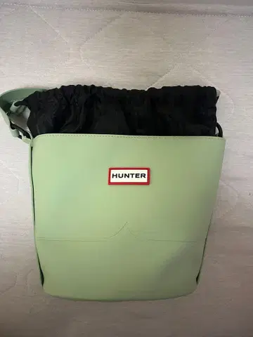 HUNTER 민트 그린 숄더백