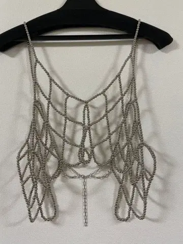 렙심 비즈 뷔스티에 실버19