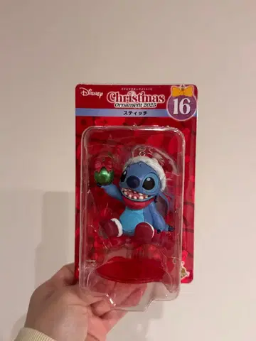 Disney 스티치 크리스마스 오너먼트 2025 해피 복권