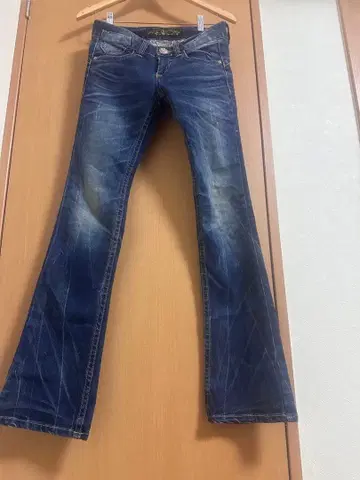 RED PEPPER 플레어 팬츠 다크 블루