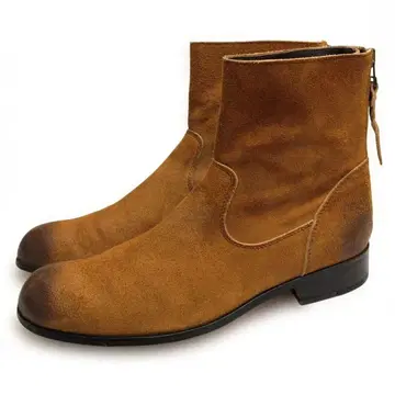 파드로네 PADRONE 백지퍼 부츠 소가죽 사이즈 41