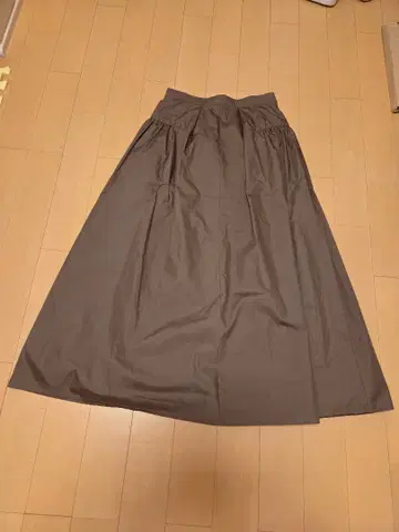 coen 브라운 플레어 롱 스커트 L 사이즈