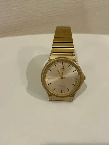 CASIO 골드 아날로그 손목시계
