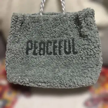 누에르 PEACEFUL 토트백 그레이