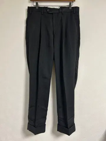 BORELIO 보레리오 멜란지 1 플리츠 슬랙스