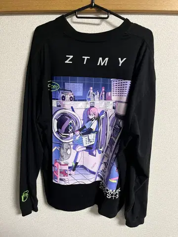 ZTMY 애니메이션 그래픽 긴팔 티셔츠