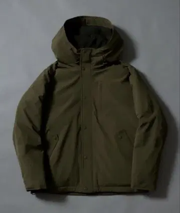 [ 별주 ] 발수 방풍 스트레치 파이버 다운 자켓 올리브색 M 사이즈