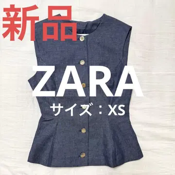 [ ZARA ] 슬리브리스 상의 (사이즈: XS)