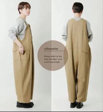 필마룸 강연 헤비 카르제 오버롤 팬츠 사이즈 M