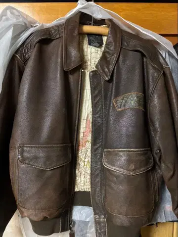 80s AVIREX A-2 플라이트 자켓 아비렉스