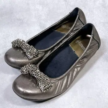 [뷰포트] 발레 슈즈 (24) 컴포트 리본 브론즈