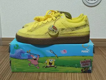 푸마 스펀지밥 콜라보 스니커즈 26.0cm
