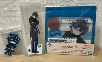 컬러풀 피치 제일복권 아크릴 스탠드 러버 참 등 3점 나오키리