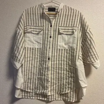 REAC 반팔 셔츠 올 패턴 루즈핏 디자인 부드러운 소재