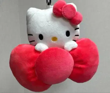 헬로키티 마스코트 참 레트로 레드 키티 아베일