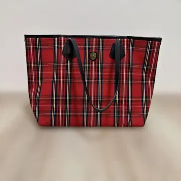 TOPKAPI 레드 체크 토트백