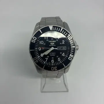 [ 작동 양호 ] SEIKO 5 자동 태엽 다이버즈 뒷면 투명