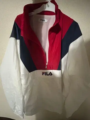 FILA 하프 지퍼 나일론 자켓