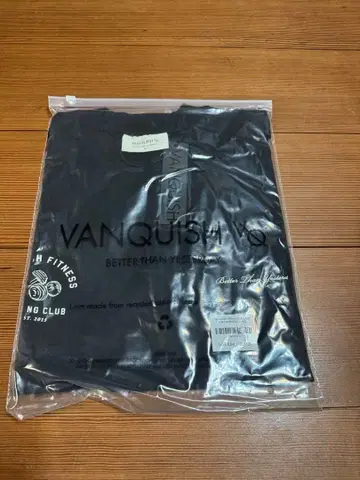 VANQUISH fitness 뱅퀴시 피트니스 오버 T셔츠 블랙 M