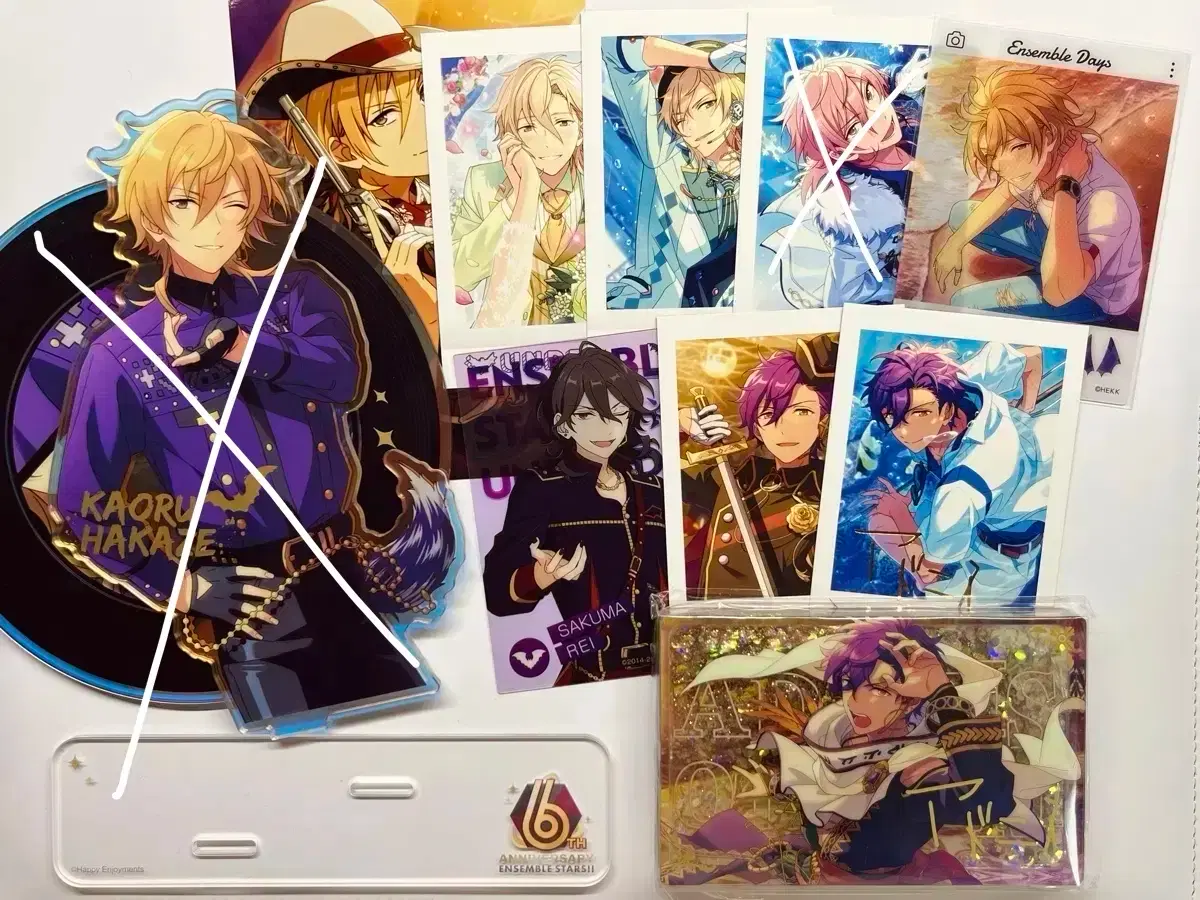 [Available individually!] Ensemble Stars UNDEAD goods bulk (Rei, Kaoru, Koga, Adonis)