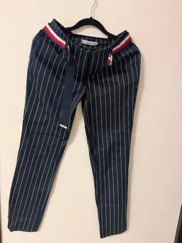 TOMMY HILFIGER 여성용 스트라이프 팬츠 (4호)