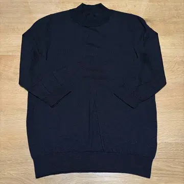 마가렛호웰 칠부 소매 니트 블랙 니트