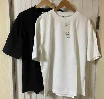 UNIQLO U 에어리즘 코튼 오버 사이즈 T셔츠 [ 2장 세트 ]