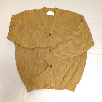 URBAN RESEARCH iD 오버 사이즈 가디건 머스타드