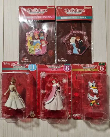 데이지 덕, 아리엘, 안나, 아크릴 오너먼트 상 2점 5세트