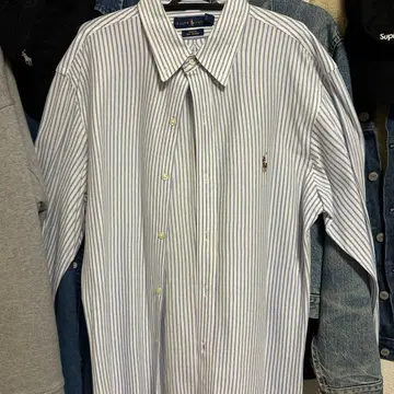 랄프 로렌 KNIT OXFORD/니트 옥스퍼드 사슴 무늬 셔츠