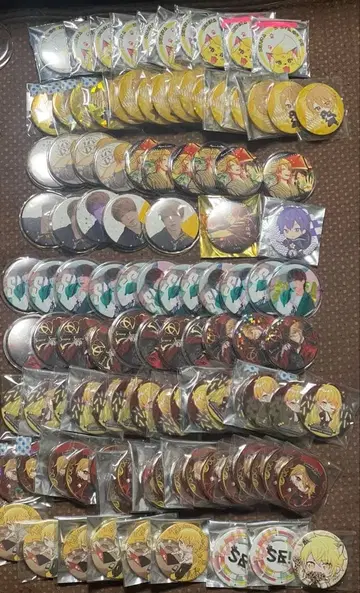 센라 캔뱃지 묶음 판매 285점