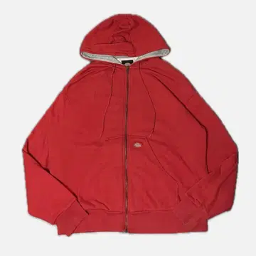 Dickies 데키즈 써멀 지퍼 후드티 00s 빨간색