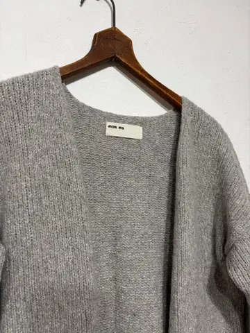 evam eva 에붐에바 실크 울 롱 가디건