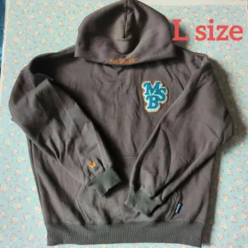 마이슈가베이비 mysugarbabe 후드티 로고 후디 L 그레이