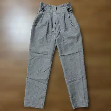 ESTNATION 에스트네이션 하이웨스트 턱 팬츠