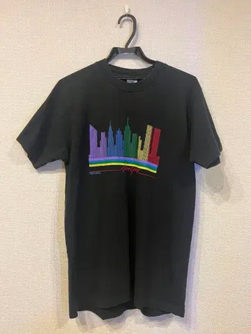 FRUIT OF THE LOOM 블랙 티셔츠 L