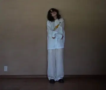 미사용 TOO HEM 팬츠 moon tree planet