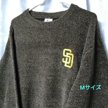 MLB 파드레스 광택 몰 니트 스웨터 M 사이즈