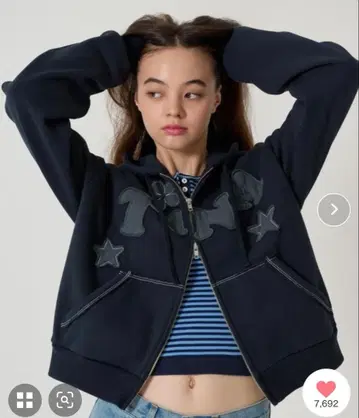 속기모 로고 패치워크 후디 TINA: JOJUN