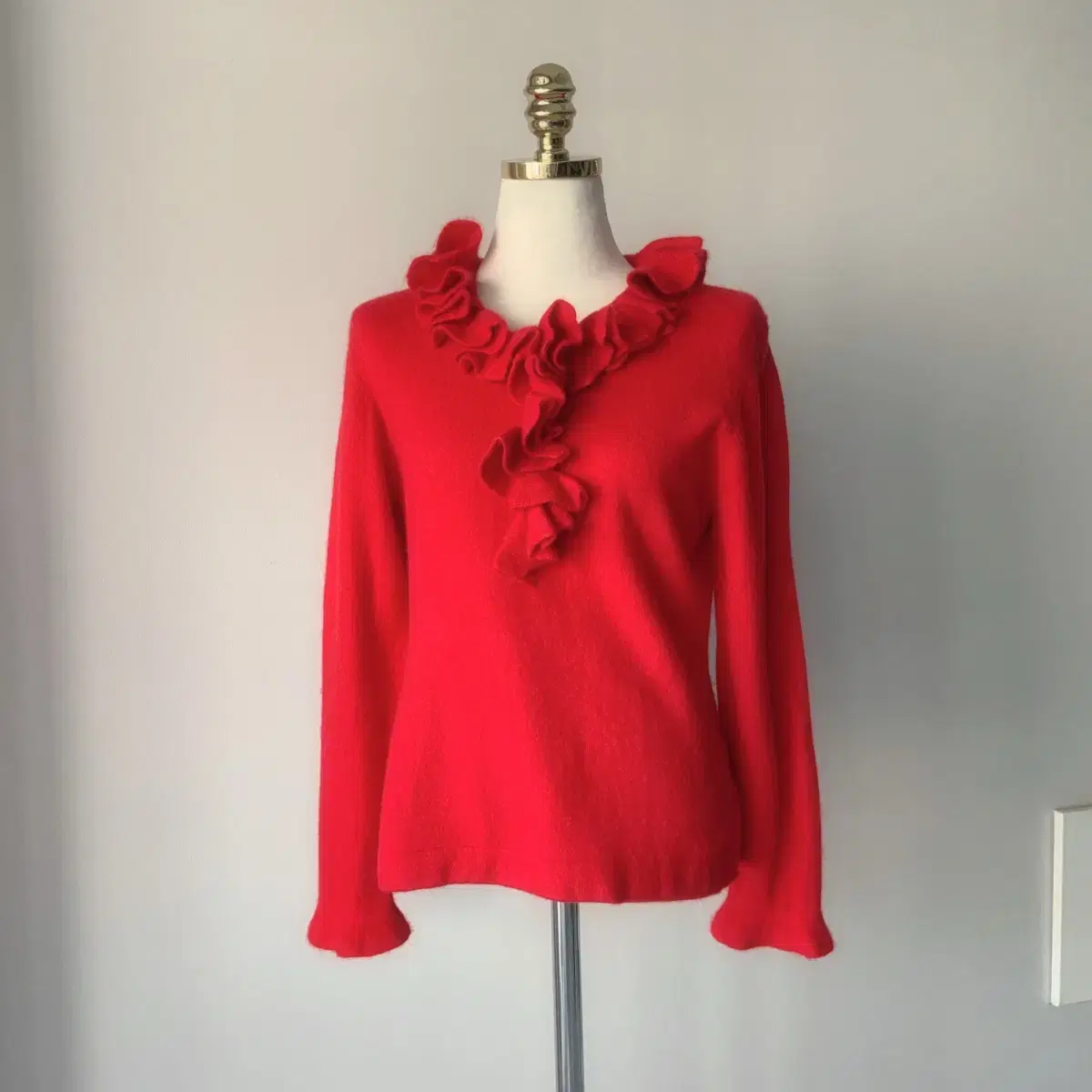 Dolcevita Italian Red Cashmere 100 Knit