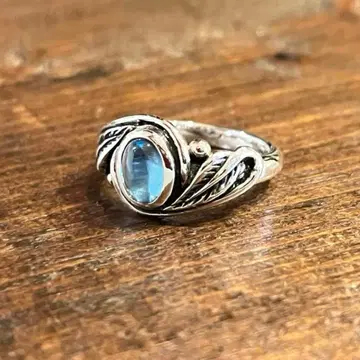 [ New arrivals ] 실버 925 반지 Blue topaz