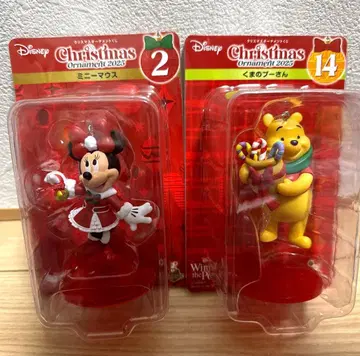 2025 디즈니 크리스마스 오너먼트 HAPPY 복권 미니 & 푸우