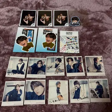 A! group 마사카도 요시노리 스티커 미니 포토 세트