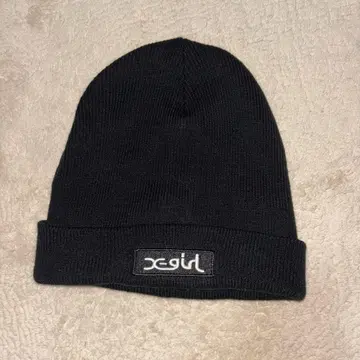 xgirl 블랙 니트 모자