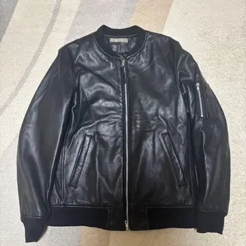 새상품급 nano universe 양가죽 램 가죽 가죽 자켓 ma-1