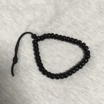 BINGO BROTHERS 비즈 팔찌 블랙 넘버나인 THS기