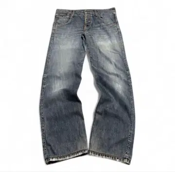 EMPORIO ARMANI thick stitching denim 34