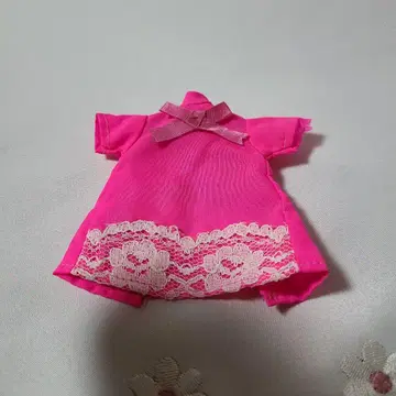 초대 리카짱 피치피치 리카짱 네온 컬러 원피스